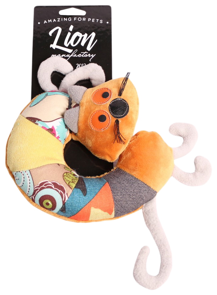 

Игрушка для собак Lion Manufactory Кот-рогалик 23 см