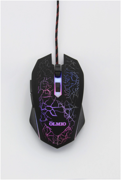 Игровая проводная мышь Olmio CM-89 Gaming Series Black