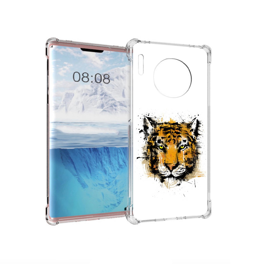 Чехол MyPads Tocco для Huawei Mate 30 Pro тигруля