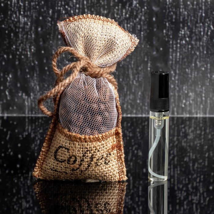 

Freshco Ароматизатор мешочек с кофейными зёрнами "Freshсo Coffee", вишня с миндалем 36 г,
