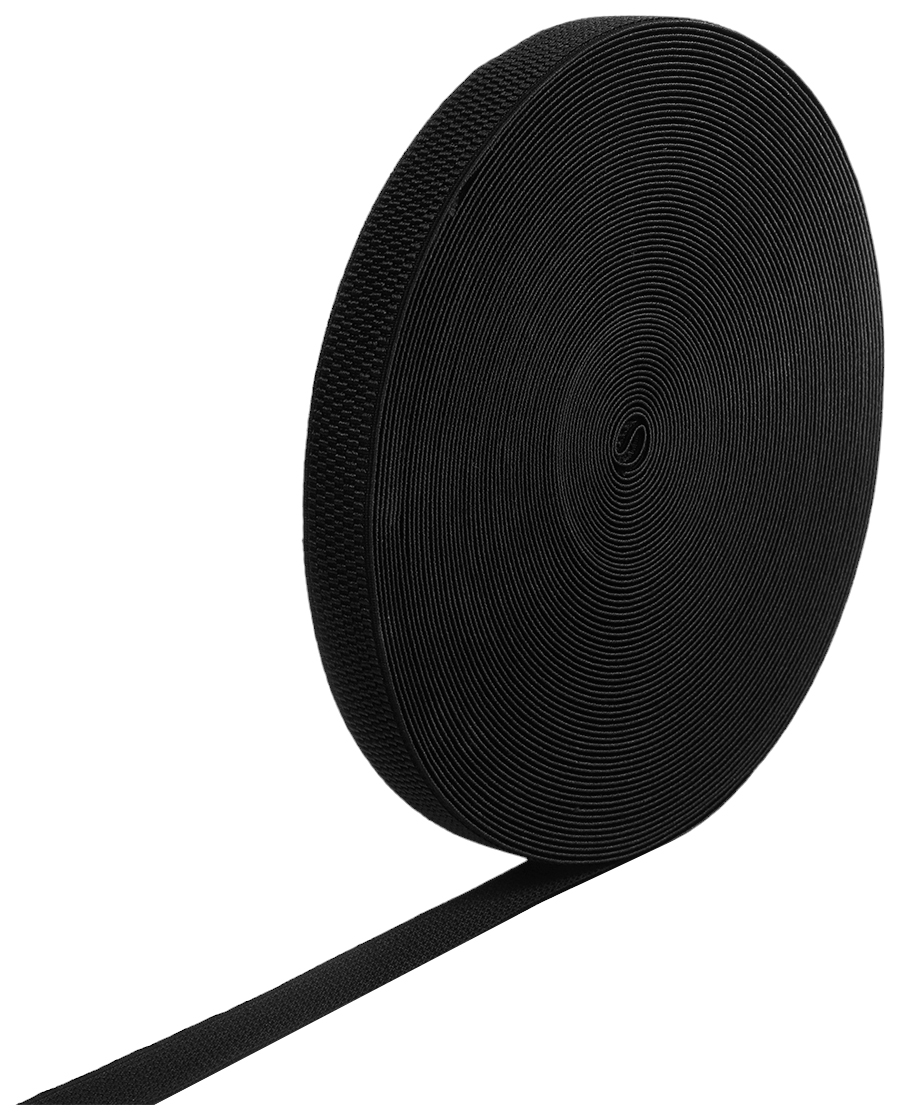 

Резинка TBY помочная Ультра 25мм F322 черный рул.25м, Резинка