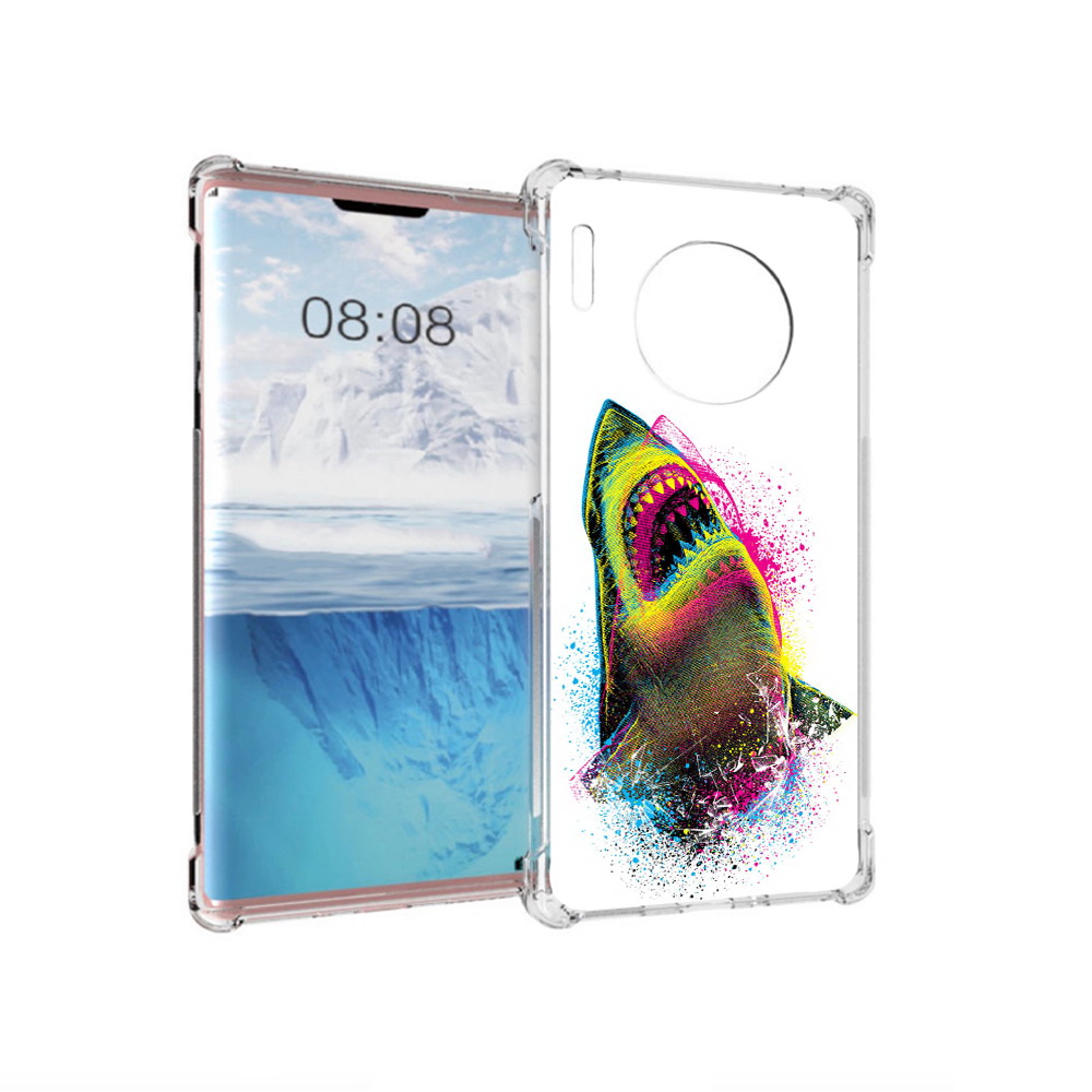 

Чехол MyPads Tocco для Huawei Mate 30 Pro челюсти-2, Прозрачный, Tocco
