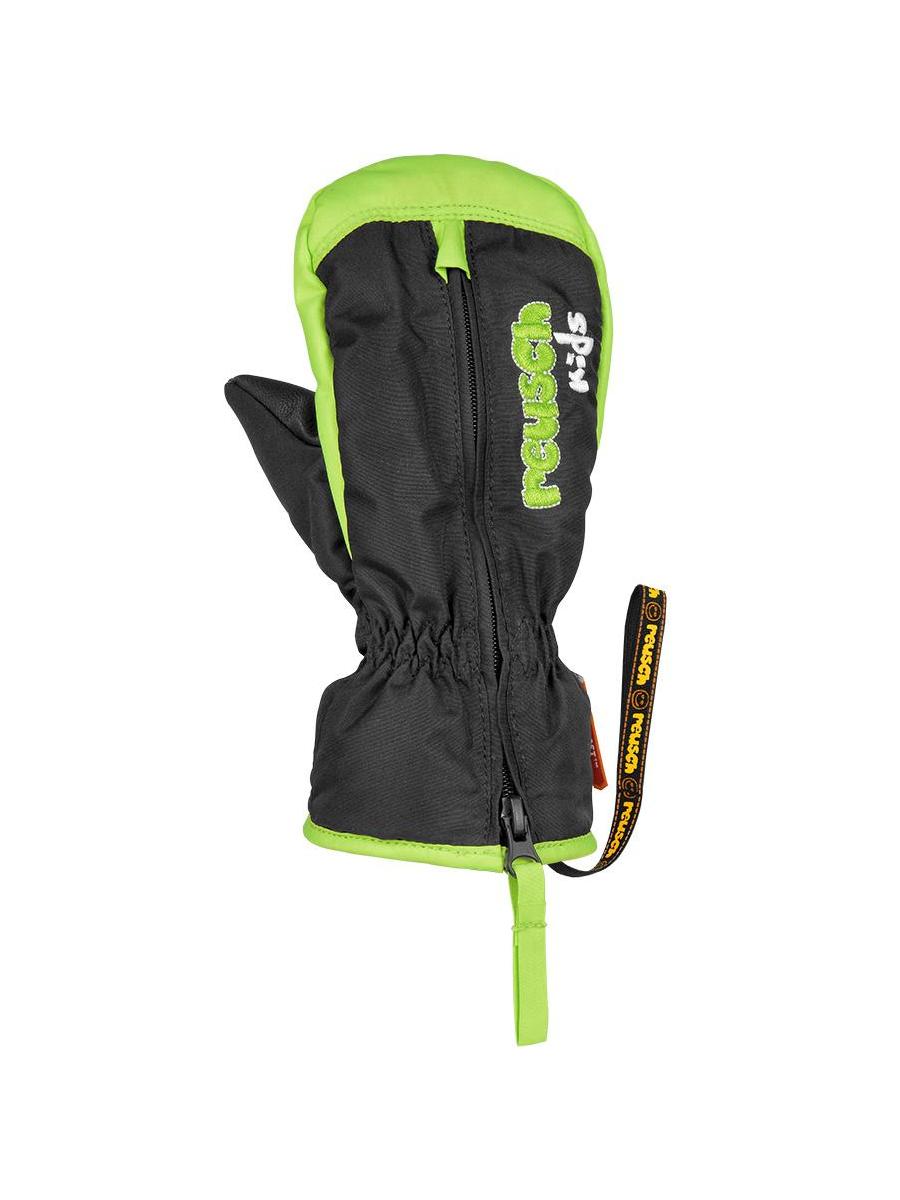 Варежки детские Reusch Ben Mitten Black-Neon Green 12 3290₽