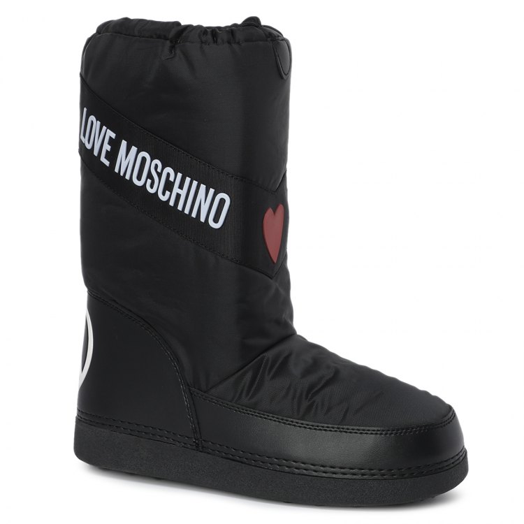 

Луноходы женские Love Moschino JA24032G черные 39-40 EU, Черный, JA24032G