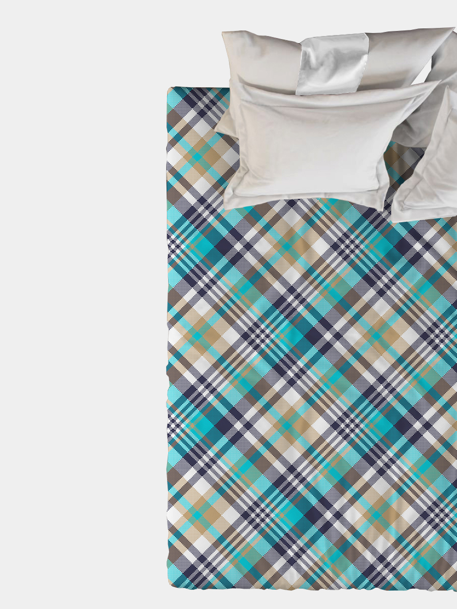 

Простыня на резинке Galtex Комфорт 180х200х20 Лондон бирюзовый, Зеленый, простыня Лондон