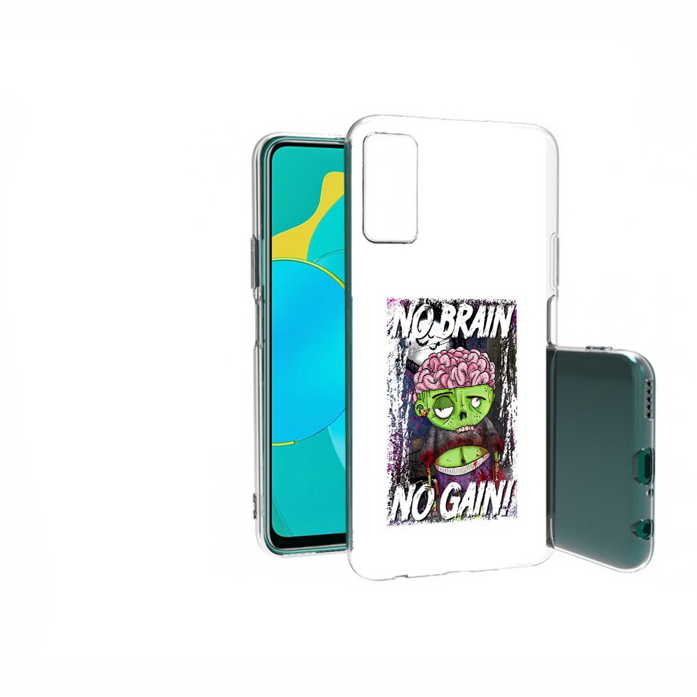 

Чехол MyPads Tocco для Huawei Honor 30S глупый зомби, Прозрачный, Tocco
