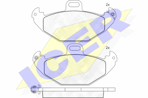

Колодки дисковые задние Renault Laguna 2.0i/3.0i/2.2dTi/1.9dCi 98-01 181314