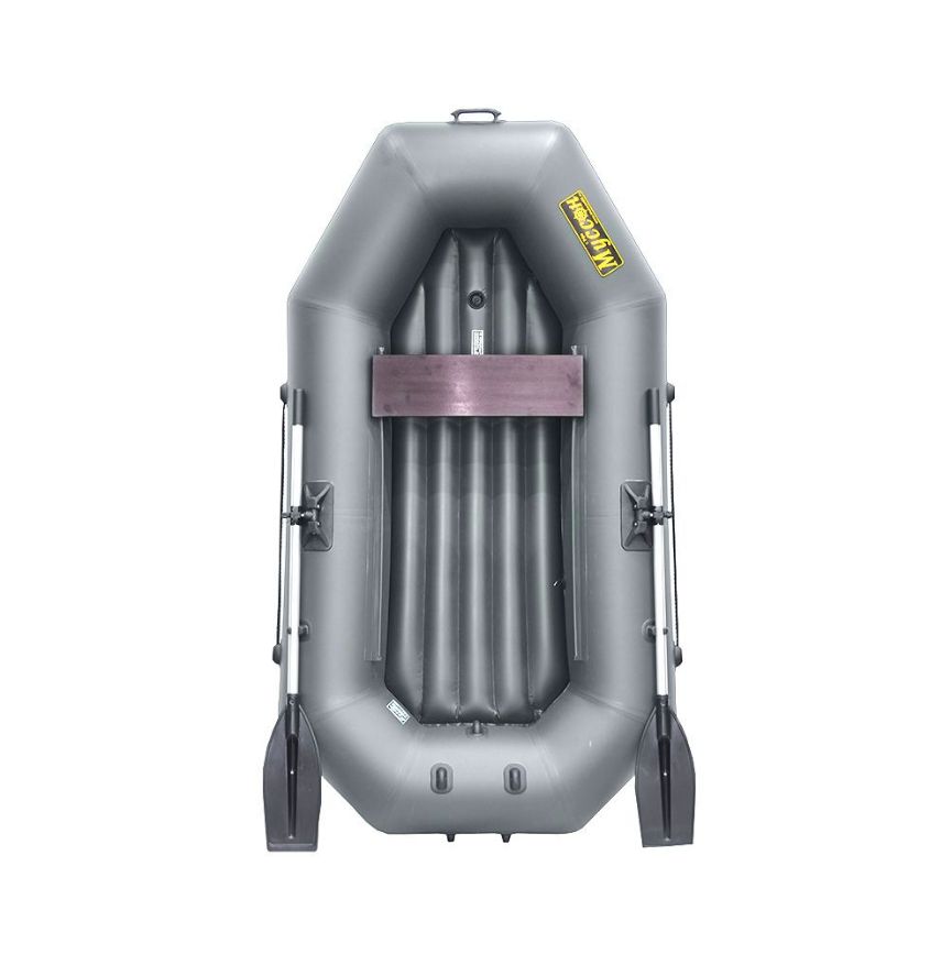 

Лодка Муссон ПВХ S-230 НД гребная с надувным дном, серый, S-230 НД