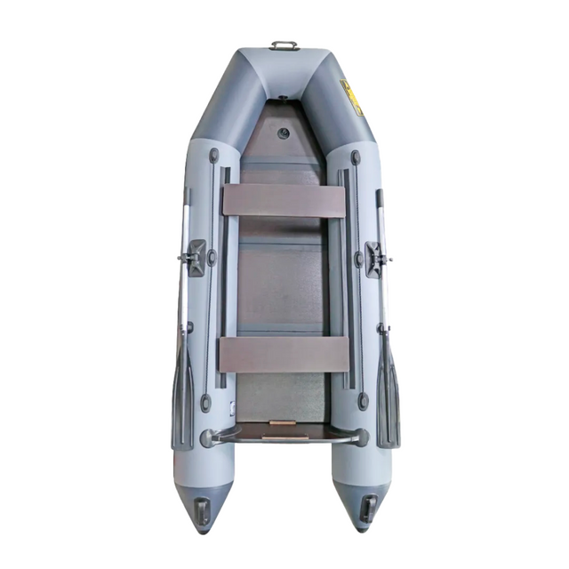 

Лодка ПВХ под мотор Лодки Поволжья 300 СК с жёстким полом и килем для рыбалки, серый, 300 СК