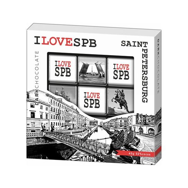 

Шоколад Глобус Про Казанский собор СПБ темный 45 г