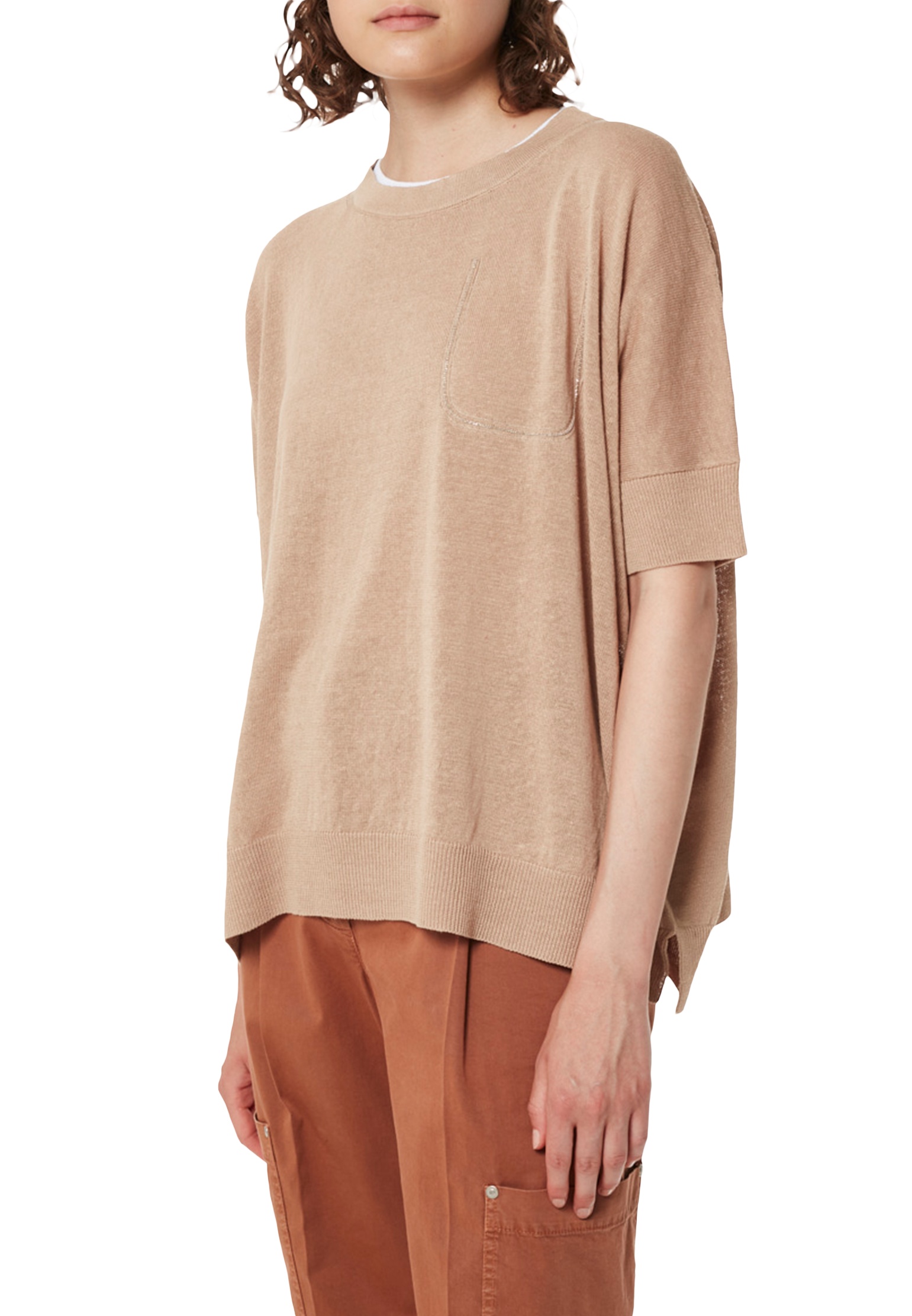 Джемпер женский Peserico 141183 коричневый 42 IT