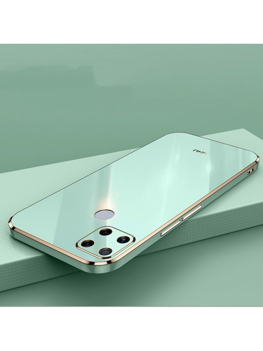 

Чехол для смартфона Realme C25/ C15 Зеленый