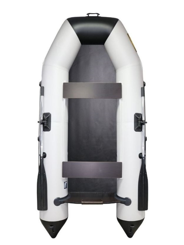 

Лодка ПВХ под мотор надувная двухместная Лодки Поволжья 2800, белый, черный, 2800 белый,черный
