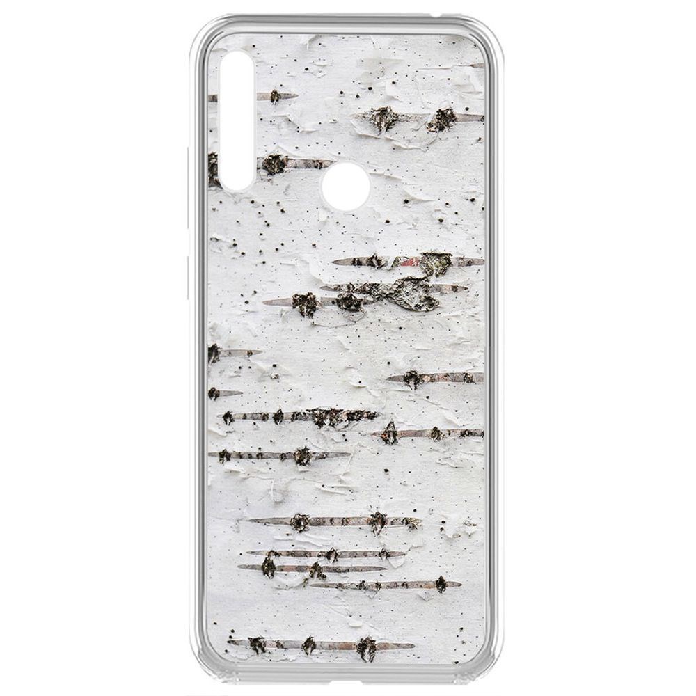 

Чехол-накладка Krutoff Clear Case Березка для Huawei Y6 (2019)