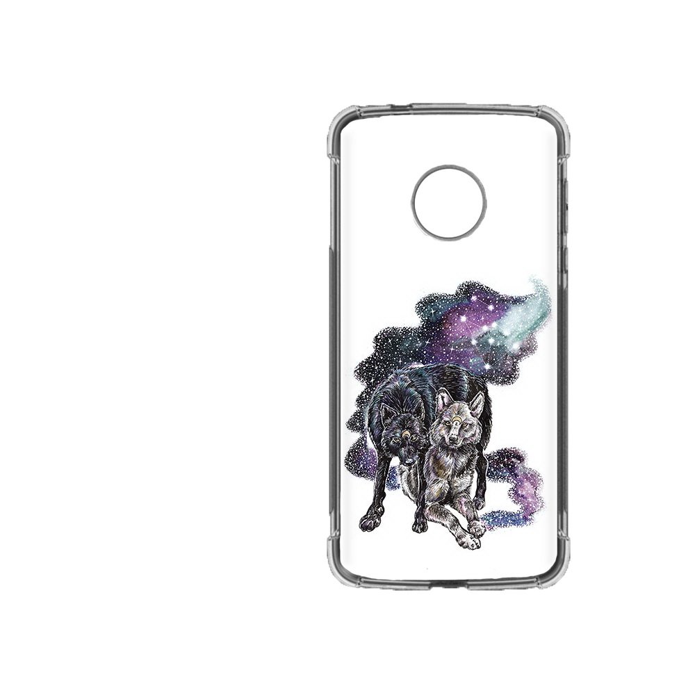 

Чехол MyPads Tocco для Motorola Moto Z2 Force звездные волки, Прозрачный, Tocco