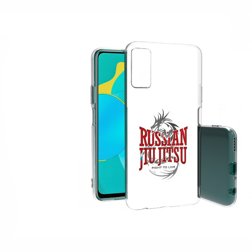 

Чехол MyPads Tocco для Huawei Honor 30S джиу джитсу, Прозрачный, Tocco