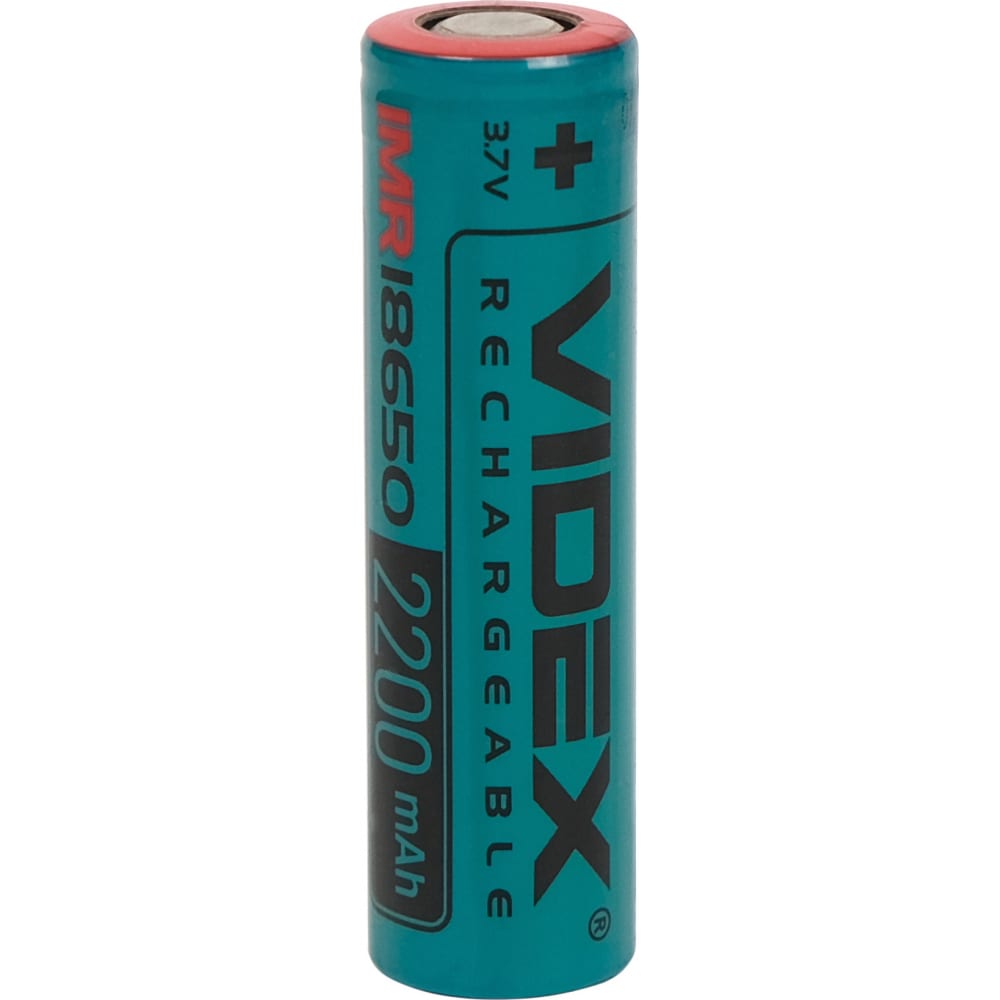 Videx Аккумулятор высокотоковый 18650 IMR 2200mAh 22A без защиты VID-IMR18650-22-NP 1810₽