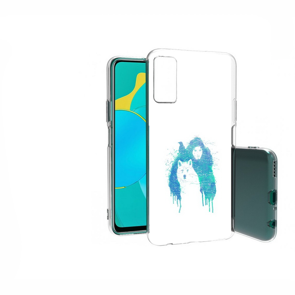 

Чехол MyPads Tocco для Huawei Honor 30S джон сноу, Прозрачный, Tocco