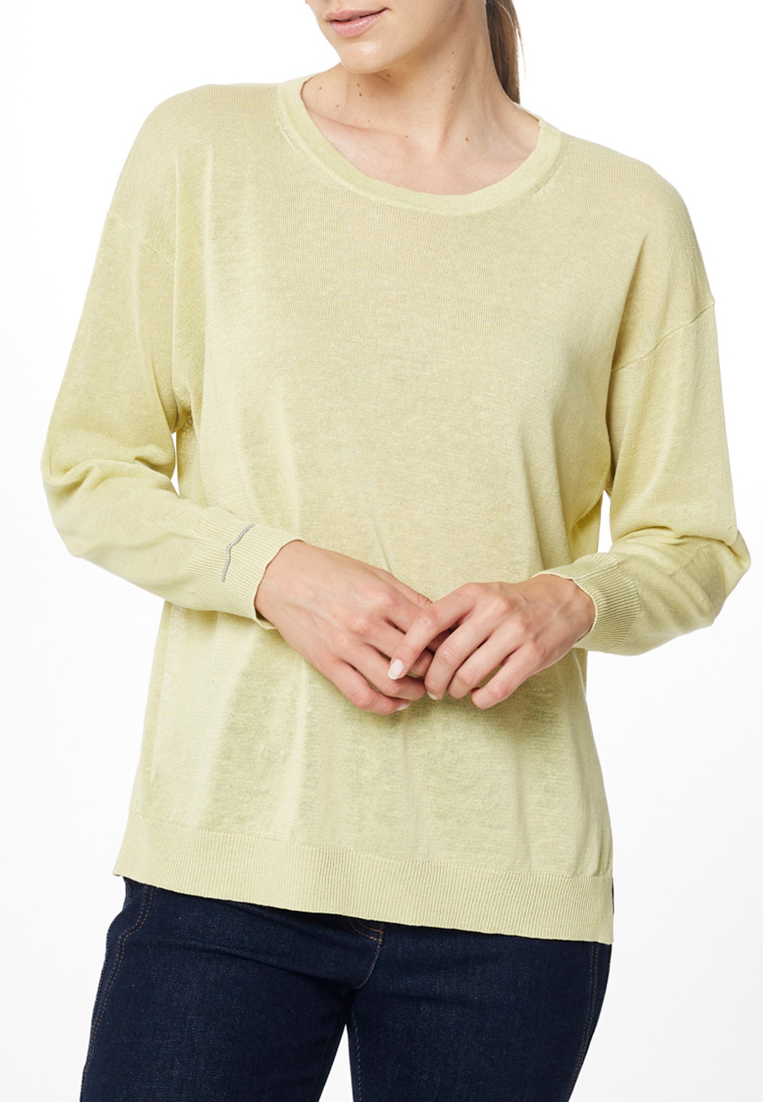 Джемпер женский Peserico 141187 желтый 42 IT