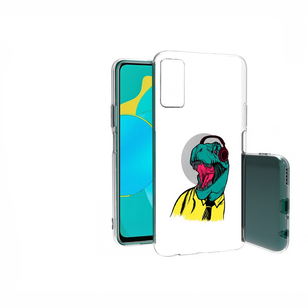 Чехол MyPads Tocco для Huawei Honor 30S дино