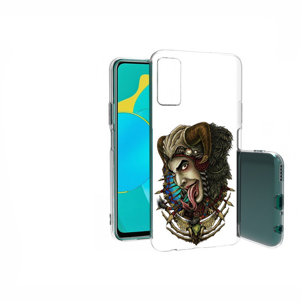 

Чехол MyPads Tocco для Huawei Honor 30S длинный язык, Прозрачный, Tocco