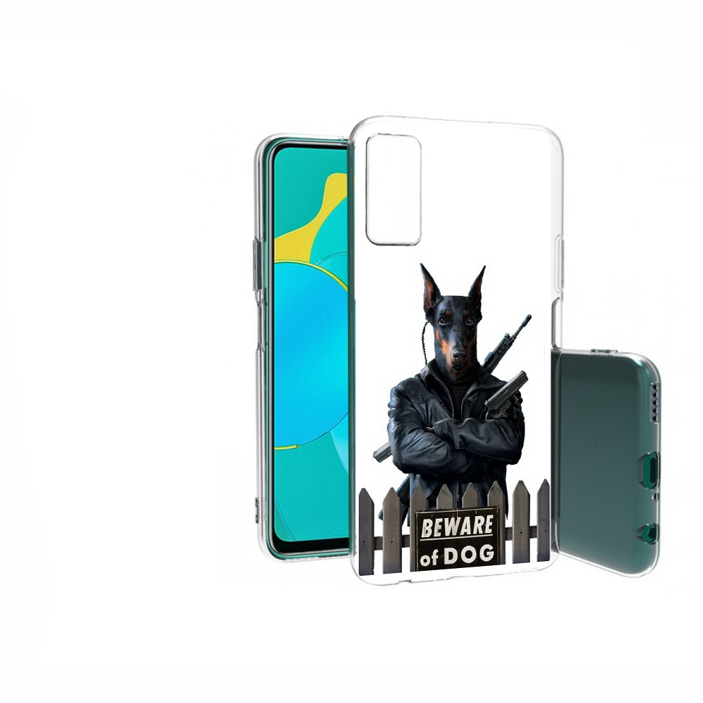

Чехол MyPads Tocco для Huawei Honor 30S доберман, Прозрачный, Tocco