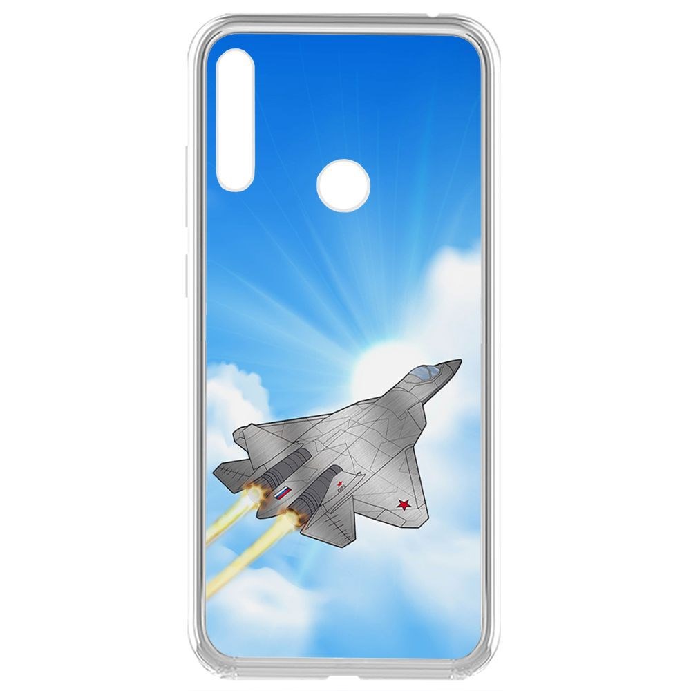 

Чехол-накладка Krutoff Clear Case СУ-57 для Huawei Y6S