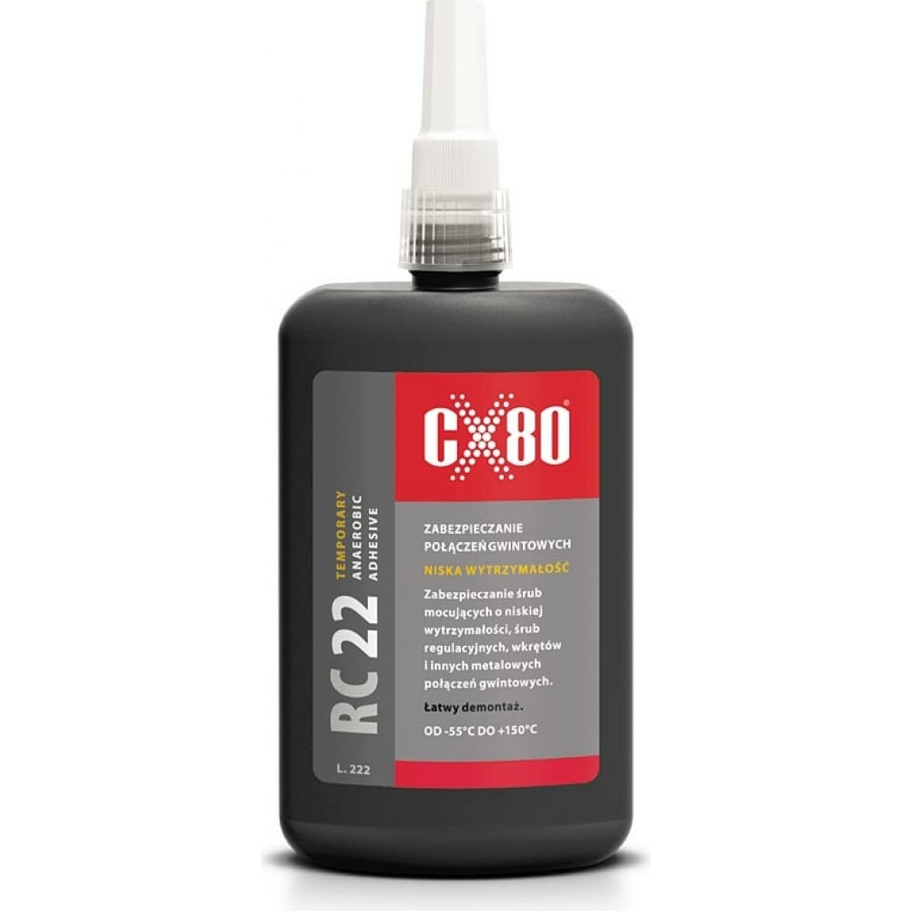 фото Cx80 фиксатор резьбы малой прочности фиолетовый rc22 anaerobic adhesive 250ml 115