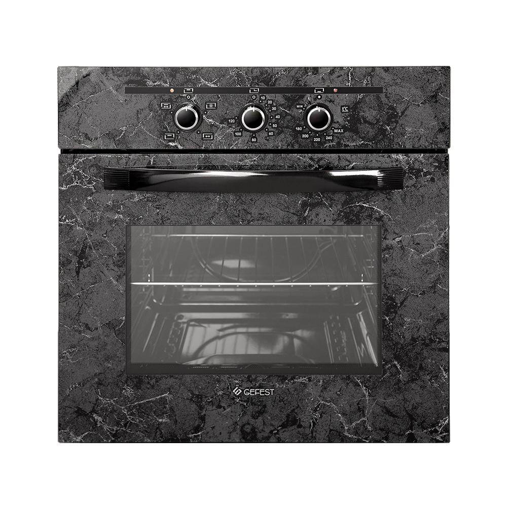 Встраиваемый газовый духовой шкаф GEFEST ДГЭ 621-01 К53 черный, серый газовый духовой шкаф kaiser eg 6345 em
