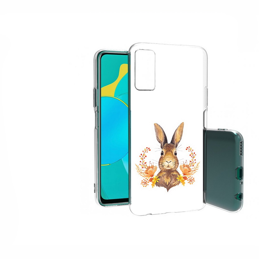 

Чехол MyPads Tocco для Huawei Honor 30S зайка в цветах, Прозрачный, Tocco