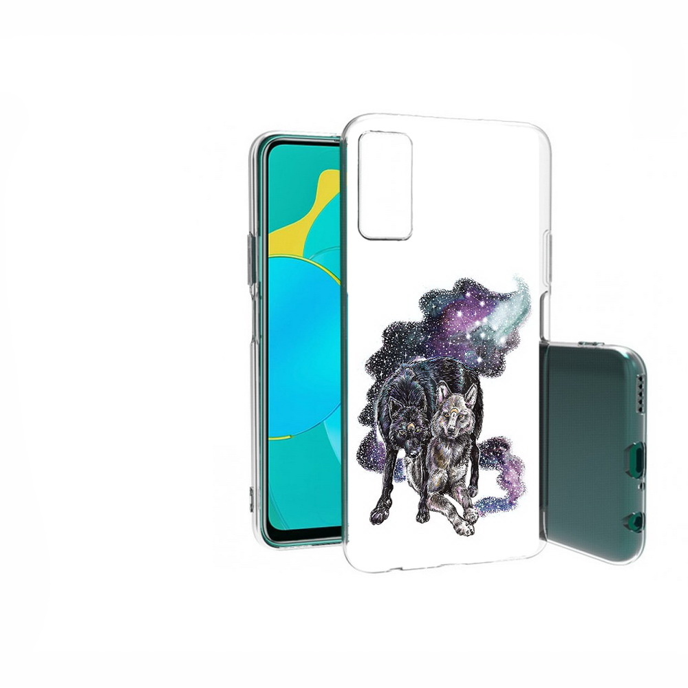

Чехол MyPads Tocco для Huawei Honor 30S звездные волки, Прозрачный, Tocco