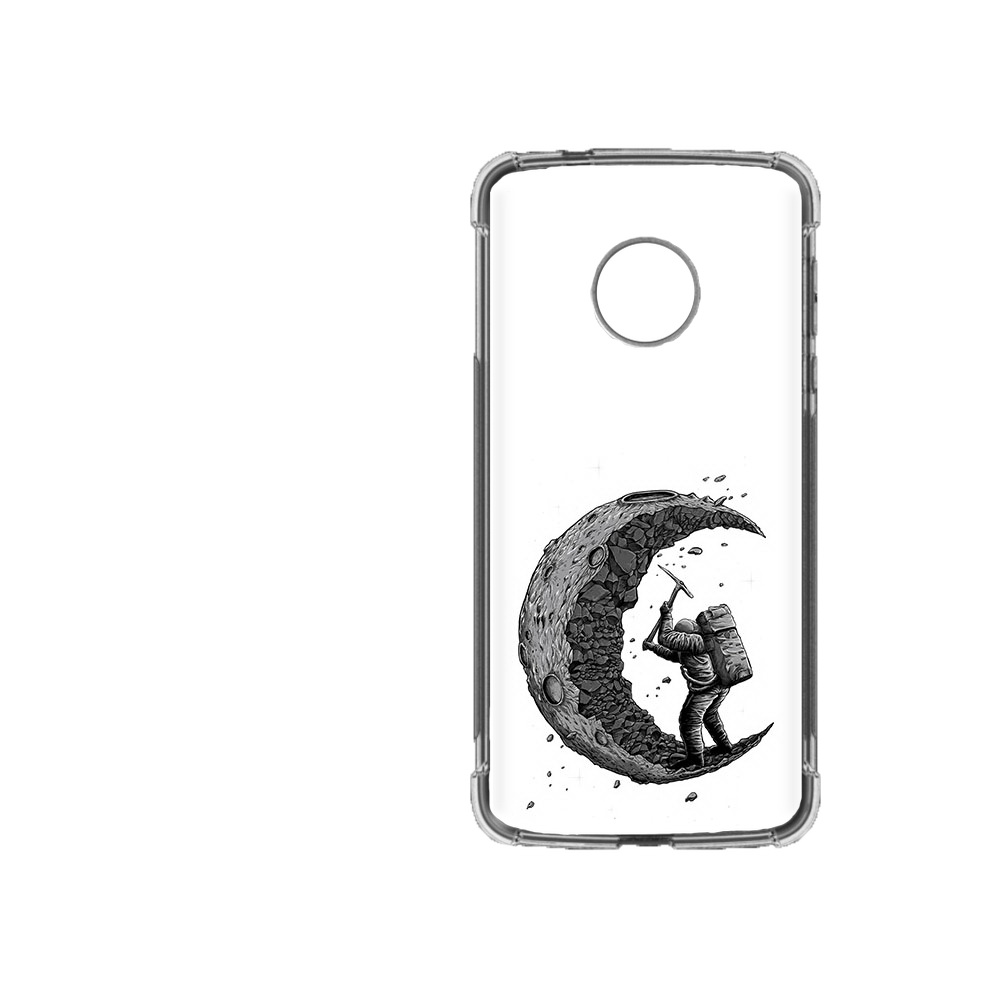

Чехол MyPads Tocco для Motorola Moto Z2 Force камненная луна, Прозрачный, Tocco