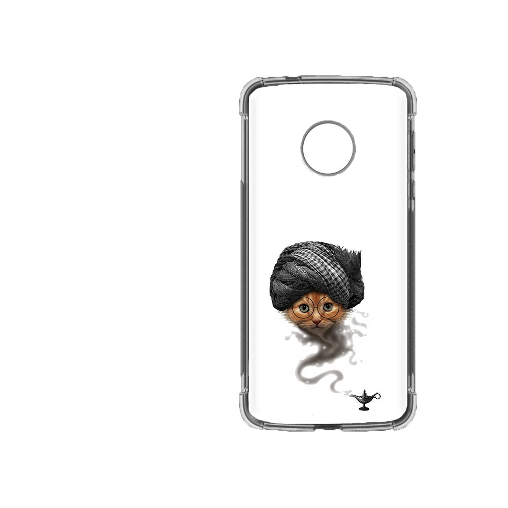 

Чехол MyPads Tocco для Motorola Moto Z2 Force кот джин, Прозрачный, Tocco