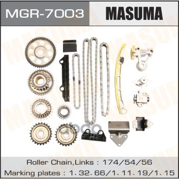 Комплект Цепи Грм Suzuki Grand Vitara 99-05 (H25a, H27a) Masuma Masuma арт. MGR7003