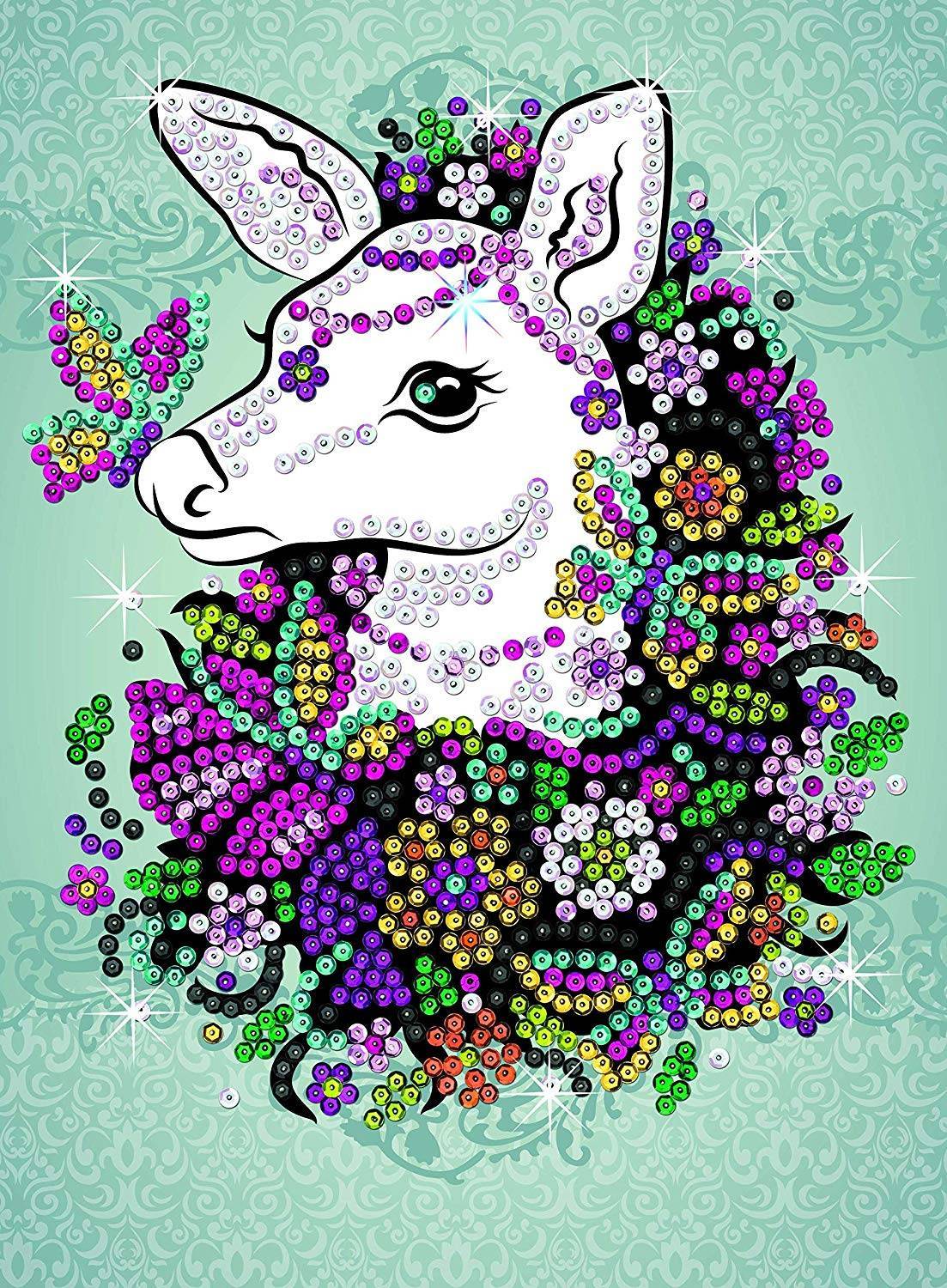

Мозаика из пайеток Sequin Art Волшебная лань 1811