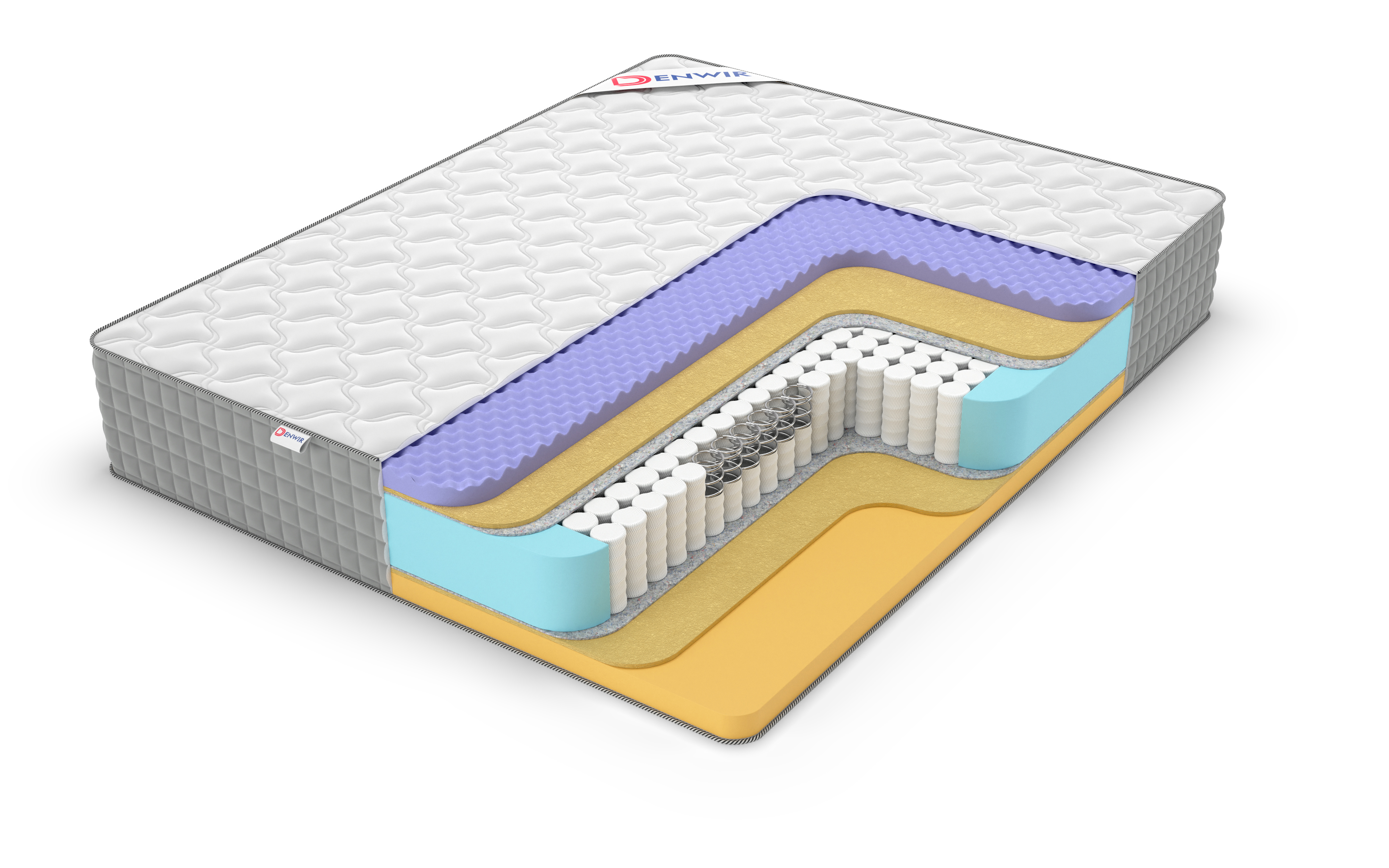 

Матрас пружинный Denwir EXTRA MIDDLE FIVE MEMO TFK 65х195, 29 см, Белый, EXTRA MIDDLE FIVE MEMO TFK