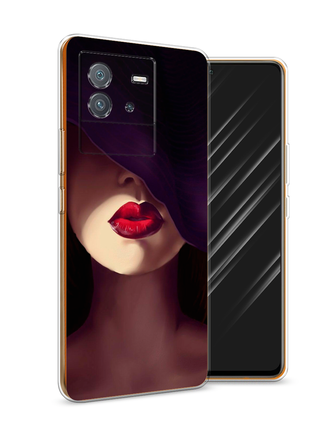 

Чехол Awog на Vivo iQOO Neo6 "Красные губы", Разноцветный, 266850-7