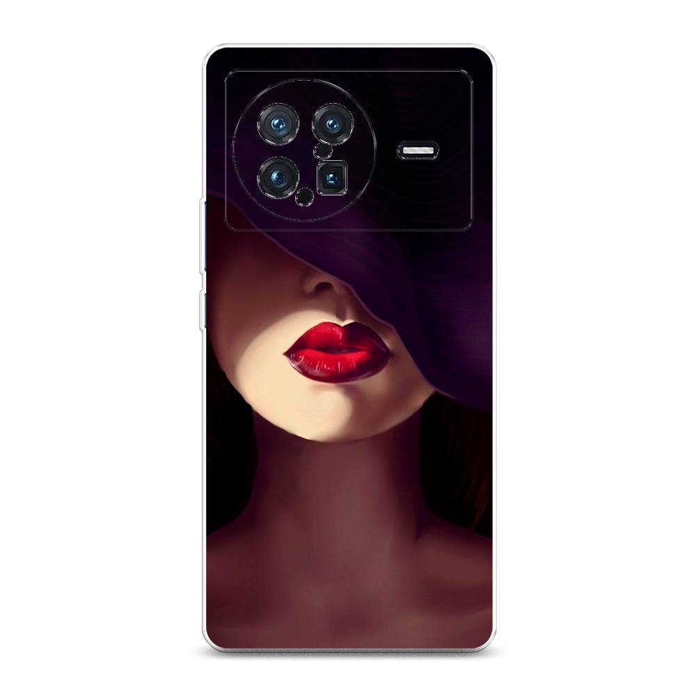 фото Силиконовый чехол "красные губы" на vivo x note awog