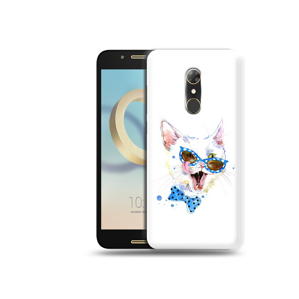 

Чехол MyPads Tocco для Alcatel A7 белый кот (PT133991.671.229), Прозрачный, Tocco