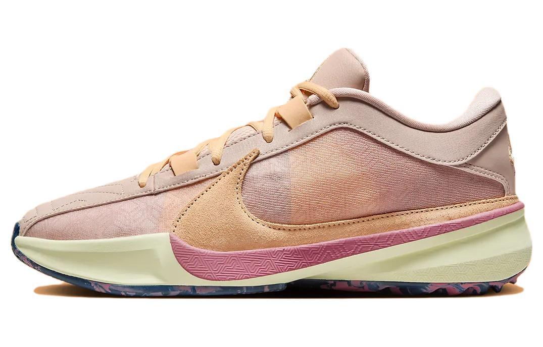 

Кроссовки унисекс Nike Freak 5 Fossil Stone розовые 46 EU, Розовый, Freak 5 Fossil Stone