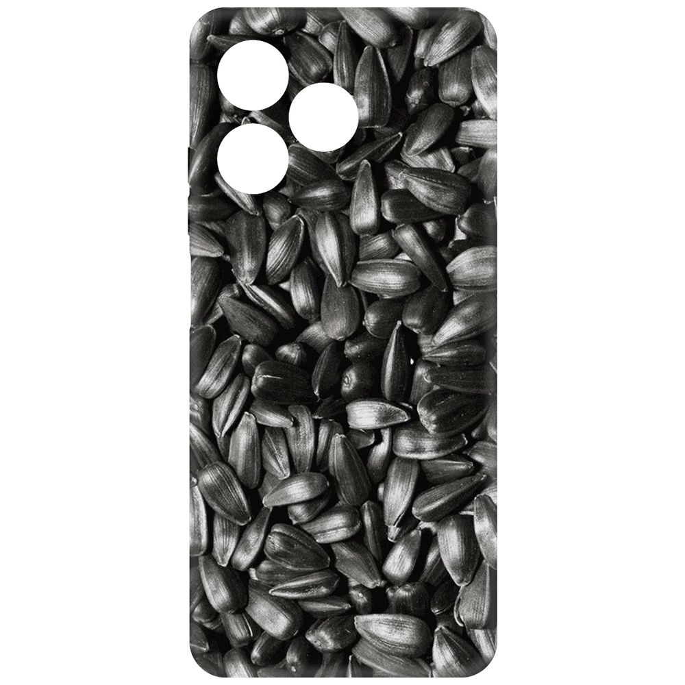 

Чехол-накладка Krutoff Soft Case Семечки для Realme C63 черный