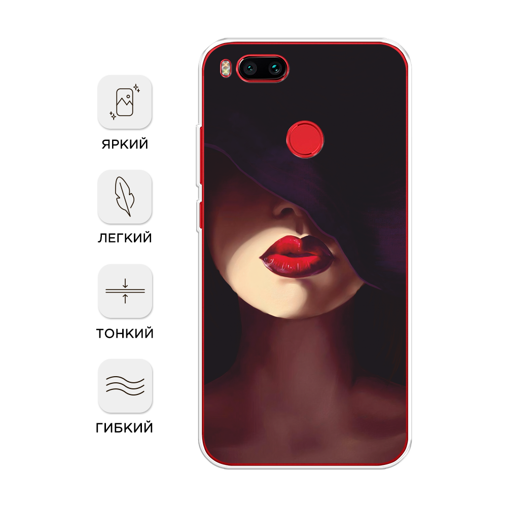 

Чехол Awog на Xiaomi Mi 5X "Красные губы", Разноцветный, 32350-7