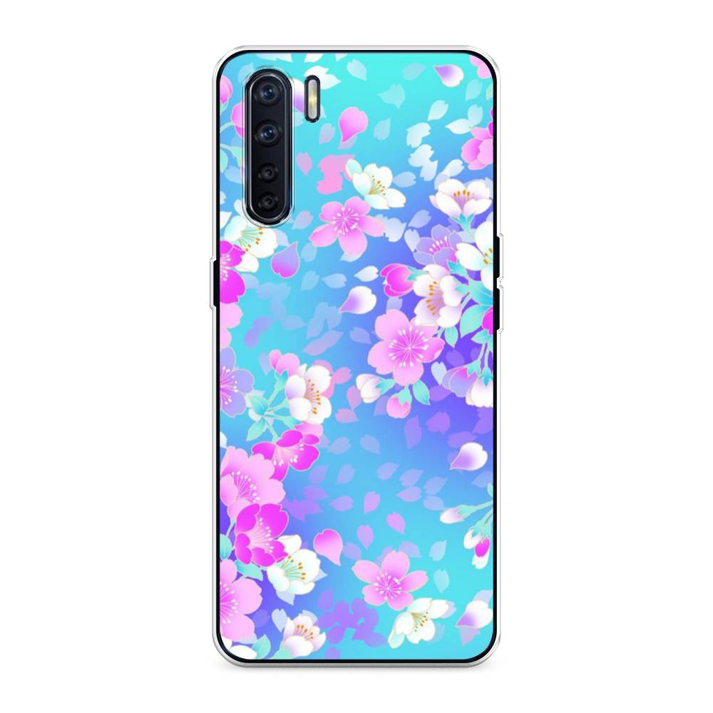 

Чехол Awog на Oppo A91/Reno 3 "Яблоневые цветы", Разноцветный, 254250-8