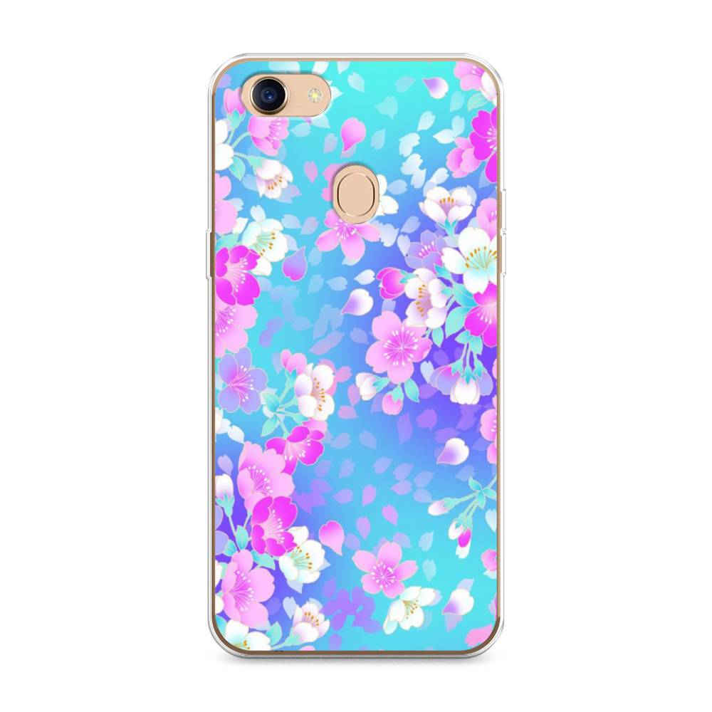 

Чехол Awog на Oppo F5 "Яблоневые цветы", Разноцветный, 250250-8