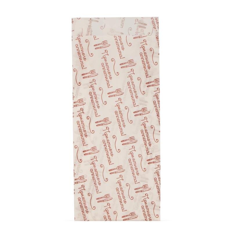 

Пакет жиростойкий белая бумага 22x9 см 2500 штук 1024253, NoName
