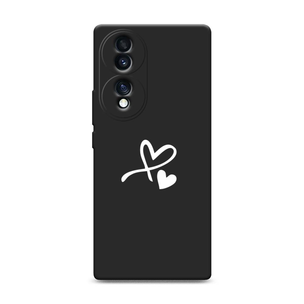 

Чехол Awog 6108252-1 для Honor 70 "Сердечко минимализм", Белый, 6108252-1
