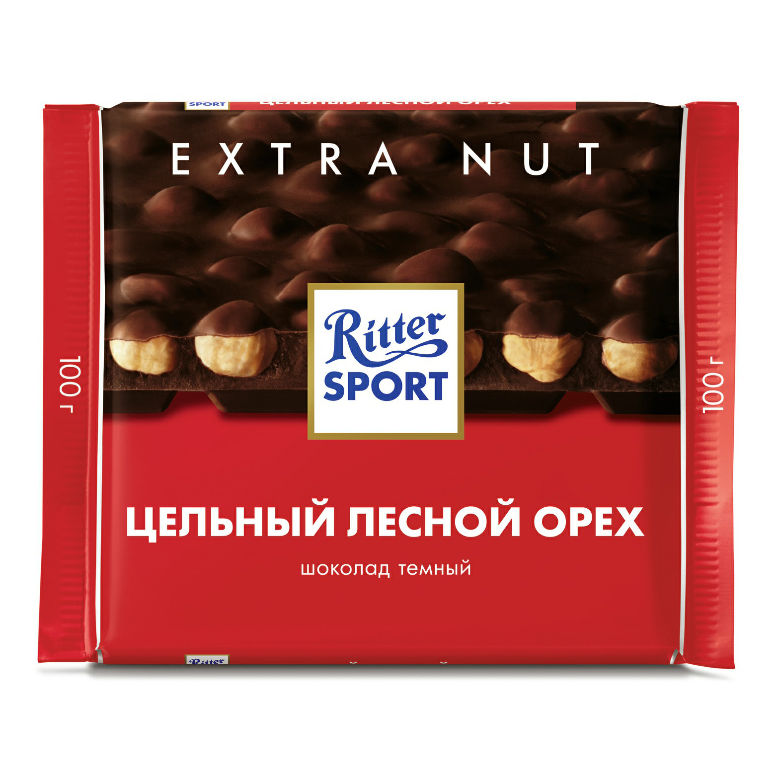 Ritter Sport цельный Лесной орех темный шоколад