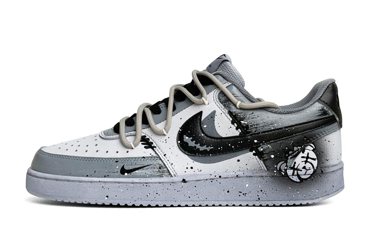 

Кеды унисекс Nike Court Vision 1 Low белые 42 EU, Белый, Court Vision 1 Low