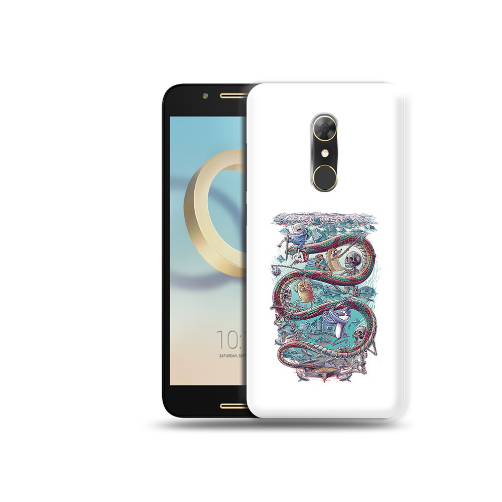 

Чехол MyPads Tocco для Alcatel A7 время приключений страшилка (PT133991.671.280), Прозрачный, Tocco