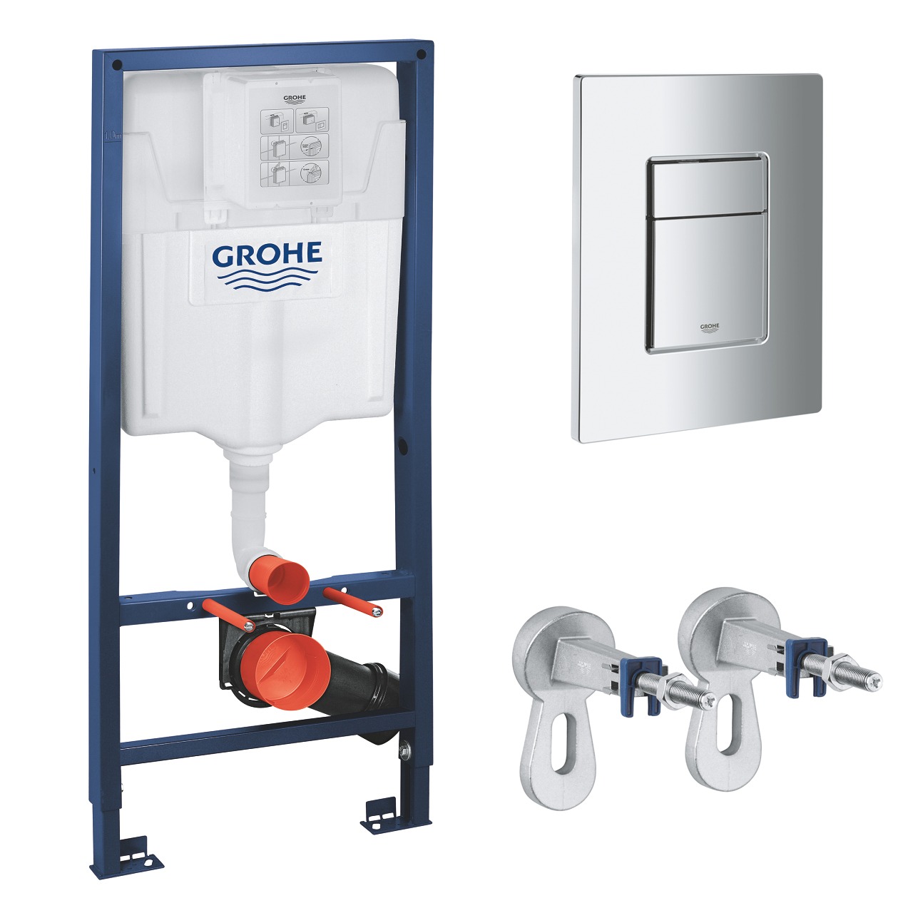 

Система инсталляции для унитаза GROHE Rapid SL 3 в 1 Skate Cosmopolitan, хром (NW0144)
